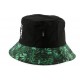 Bob JBB Couture Dope Noire avec Feuillage Vert ANCIENNES COLLECTIONS divers