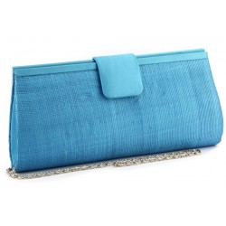 Pochette Mariage Sabine en sisal Turquoise ANCIENNES COLLECTIONS divers