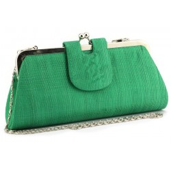 Pochette Mariage Bulle en sisal Vert ANCIENNES COLLECTIONS divers