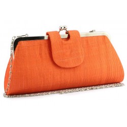 Pochette Mariage Bulle sisal Orange ANCIENNES COLLECTIONS divers