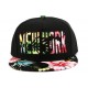 Snapback NY Noire et visière Florale ANCIENNES COLLECTIONS divers