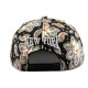 Snapback NY en tissu fleuri imprimé Noir ANCIENNES COLLECTIONS divers