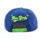 Snapback NY Tag fond Bleu et Fluo Vert ANCIENNES COLLECTIONS divers