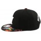 Snapback NY Noire avec visière Florale baroque ANCIENNES COLLECTIONS divers