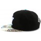 Snapback NY Noire avec visière Florale Ecru ANCIENNES COLLECTIONS divers