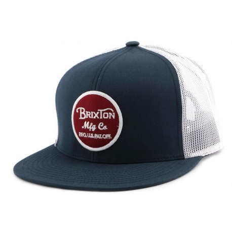 Casquette Brixton Trucker Wheeler MESH Marine ANCIENNES COLLECTIONS divers