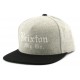 Casquette Brixton Snapback Vincent Grise et Noire ANCIENNES COLLECTIONS divers