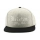 Casquette Brixton Snapback Vincent Grise et Noire ANCIENNES COLLECTIONS divers