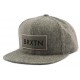 Casquette Brixton Snapback RIFT Chinée Grise ANCIENNES COLLECTIONS divers