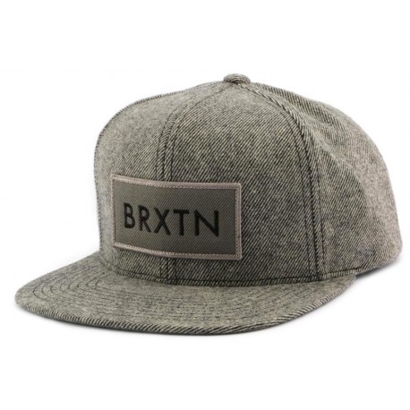 Casquette Brixton Snapback RIFT Chinée Grise ANCIENNES COLLECTIONS divers