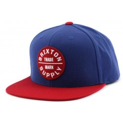 Casquette Brixton Snapback OATH III Royal Rouge ANCIENNES COLLECTIONS divers