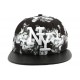 Snapback NY Florale Noire et Blanche ANCIENNES COLLECTIONS divers