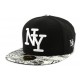 Snapback NY Noire Visière Bandana Blanche ANCIENNES COLLECTIONS divers