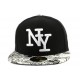 Snapback NY Noire Visière Bandana Blanche ANCIENNES COLLECTIONS divers