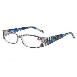 Lunettes Loupes Angita noire et bleu Dpte +2 ANCIENNES COLLECTIONS divers