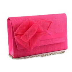 Pochette Mariage Ayer Rose en sisal ANCIENNES COLLECTIONS divers