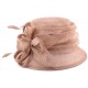 Chapeau Mariage Furrina en sisal Marron Taupe ANCIENNES COLLECTIONS divers