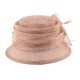 Chapeau Mariage Furrina en sisal Marron Taupe ANCIENNES COLLECTIONS divers