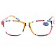 Lunettes Loupes Azza Rouge Jaune et Bleu Dioptrie +3 ANCIENNES COLLECTIONS divers