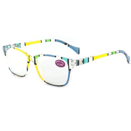 Lunettes Loupes Azza Vert Jaune et Bleu Dioptrie +2,5 ANCIENNES COLLECTIONS divers