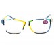 Lunettes Loupes Azza Vert Jaune et Bleu Dioptrie +2,5 ANCIENNES COLLECTIONS divers