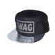 Snapback Hip Hop Honour Noire et Argent Swag ANCIENNES COLLECTIONS divers