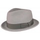 Chapeau Feutre Macaldo Herman Headwear Gris ANCIENNES COLLECTIONS divers