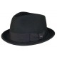 Chapeau Feutre Macaldo Herman Headwear Noir ANCIENNES COLLECTIONS divers