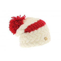 Bonnet Rmoutain Ice Rouge + Pompon ANCIENNES COLLECTIONS divers