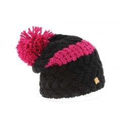 Bonnet Rmoutain Ice Fuschia + Pompon ANCIENNES COLLECTIONS divers