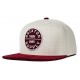 Casquette Brixton Snapback Oath III cream et bordeaux ANCIENNES COLLECTIONS divers