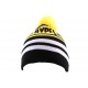 Bonnet à Pompon Hype Jaune et Noir ANCIENNES COLLECTIONS divers