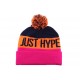 Bonnet à Pompon Hype Rose et Orange ANCIENNES COLLECTIONS divers