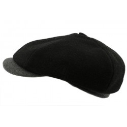 Casquette Gavroche Mayser Slim Seven Noire visière Grise ANCIENNES COLLECTIONS divers