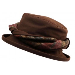 Chapeau Pluie Emma Olney Headwear Marron ANCIENNES COLLECTIONS divers