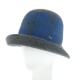 Chapeau Cloche Femme Gris Bleu Hopkine marque Céline Robert ANCIENNES COLLECTIONS divers