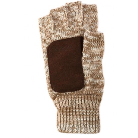 Gants Mitaines Laine Brixton Oatmeal Beige Chiné ANCIENNES COLLECTIONS divers