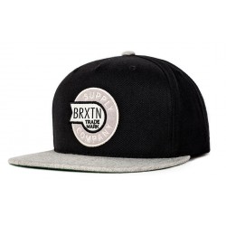 Casquette Snapback Sledd Brixton Gris et Noir ANCIENNES COLLECTIONS divers