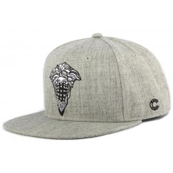 Snapback Crooks and Castles Medusa Grise ANCIENNES COLLECTIONS divers