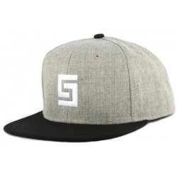 Snapback Crooks and Castles Greco Logo Grise ANCIENNES COLLECTIONS divers