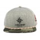 Snapback Crooks and Castles Checked Camo Grise ANCIENNES COLLECTIONS divers