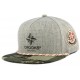 Snapback Crooks and Castles Checked Camo Grise ANCIENNES COLLECTIONS divers