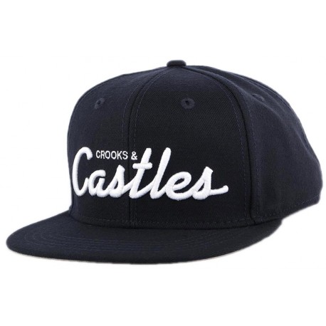 Snapback Crooks and Castles Team Castles Marine ANCIENNES COLLECTIONS divers