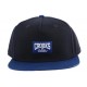 Snapback Crooks and Castles Core logo Marine ANCIENNES COLLECTIONS divers