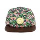 Casquette 5 Panel Hype Spiral Blossom Florale Verte ANCIENNES COLLECTIONS divers