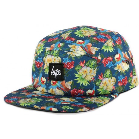 Casquette 5 panel Hype Parrot Coconut Bleu ANCIENNES COLLECTIONS divers