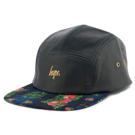 Casquette 5 Panel Hype Branch Bleu marine et Florale ANCIENNES COLLECTIONS divers