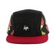 Casquette 5 Panel Hype Black Poppy Noire et Rouge ANCIENNES COLLECTIONS divers