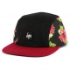 Casquette 5 Panel Hype Black Poppy Noire et Rouge ANCIENNES COLLECTIONS divers