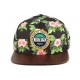 Snapback Hype FEB FLOWERS Noire Florale ANCIENNES COLLECTIONS divers